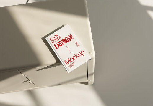 Blank book cover Mockup
