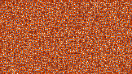 Turing pattern as orange coral texture