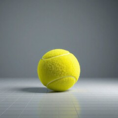 tennis ball on a white background