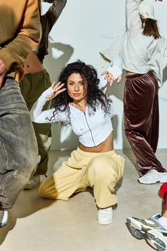 Dancers express creativity in urban fashion at studio location