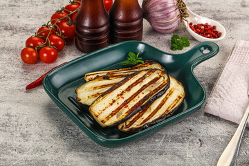  Vegan Grilled eggplant slices snack