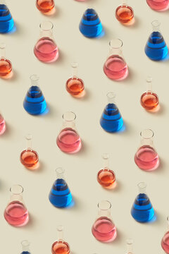 Multiply pattern of samples in test tubes