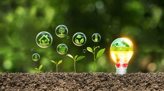 Energy-saving homes, energy efficiency concepts, eco-friendly home improvements, cost savings, low-energy eco-friendly homes, green handshake.