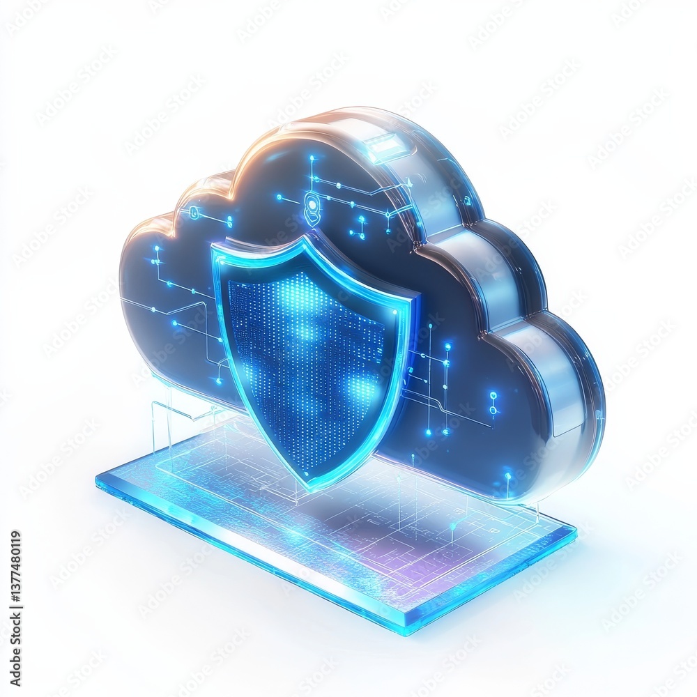Poster Secure Cloud Computing: Digital Shield Protecting Data in a Modern Network Environment.