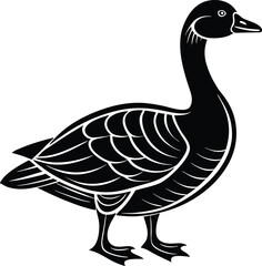 Goose Silhouette Vector Illustration