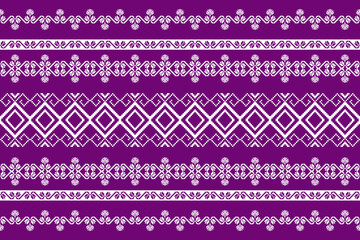 Geometric, seamless,pixel traditional ethnic, thai pattern, fabric pattern for textiles, rugs, wallpaper, clothing, sarong, batik, print, background, cover, illustration, two tone,