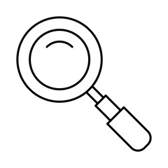 Search Line Icon. Startup, Success, Growth Editable Stroke Vector Illustration