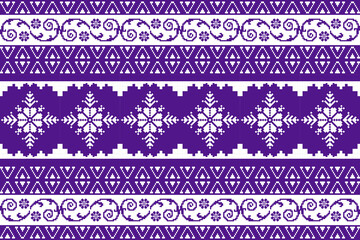 Geometric, seamless,pixel traditional ethnic, thai pattern, fabric pattern for textiles, rugs, wallpaper, clothing, sarong, batik, print, background, cover, illustration, two tone,