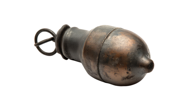 A smsoke granade isolated on white background 