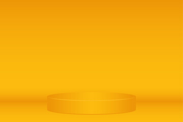 Abstract gradient color podium for product