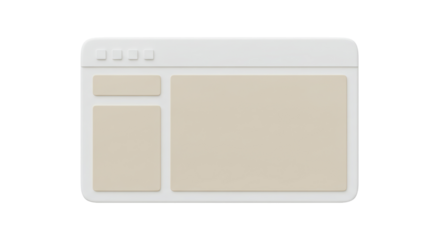 Isolated Browser Window Mockup