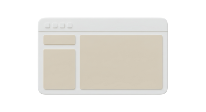 Isolated Browser Window Mockup