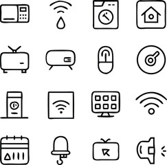 Camping Icons Vector Art
