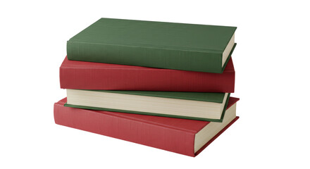 Isolated Stack of Books