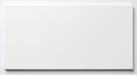 Clean white rectangular tile studio shot soft light. AI Generated
