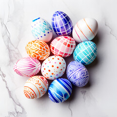 Fototapeta premium colorful easter eggs