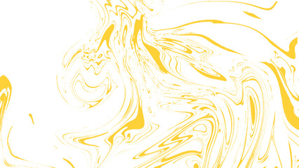 Yellow and white liquify pattern for wallpaper and background. abstract illustration 