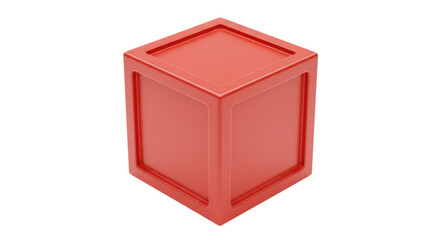 Isolated Red Box