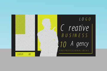 business youtube thumbnail banner design