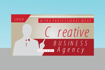 business youtube thumbnail banner design