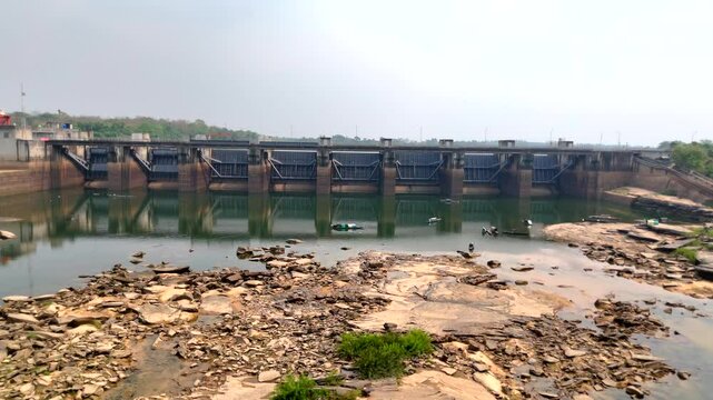 The Pak Mun Dam constructed on the Mun Rivera tributary of the Mekong River in Ubon Ratchathani ProvinceThailand