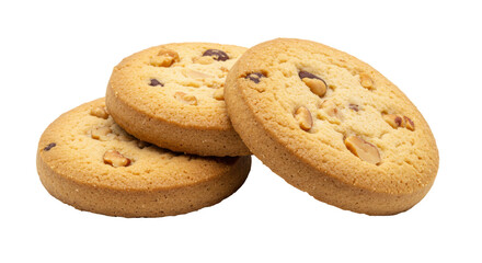 Isolated Pile of Cookies