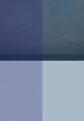 Fototapeta premium E. Sea 041 Four Squares and the Sea