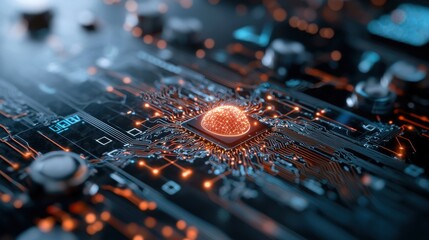 A highly advanced digital control center showcasing the latest innovations in intelligence, internet of things, and data analytics for complex system monitoring and optimization.