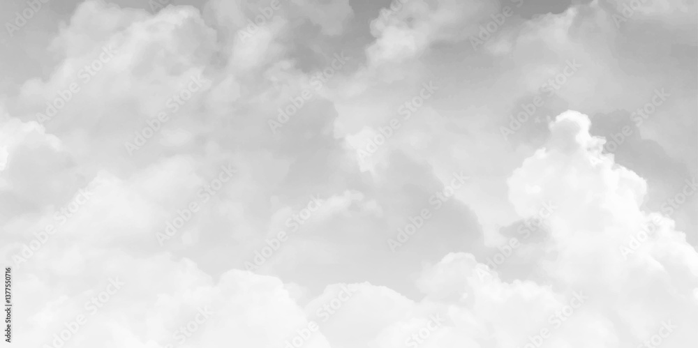 Poster overcast sky, nature abstract background. stormy cloudscape. vector illustration.
