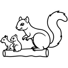 squirrel on a branch