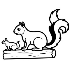 vector illustration of a cartoon dog