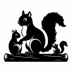 black and white cats