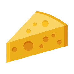 cheese isolated on white