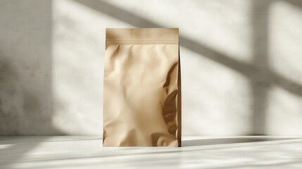 Kraft brown paper bag mockup
