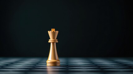 Chess piece on a chess board representing business strategy and decision making concepts