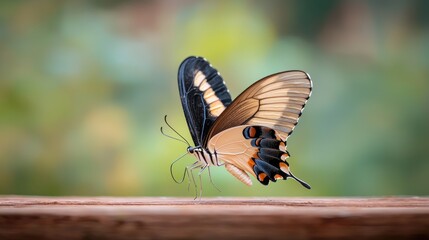 Fototapeta premium Butterfly in Flight