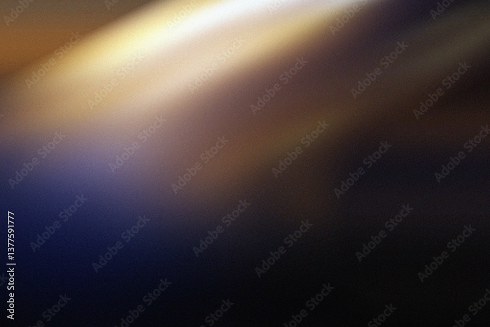 Poster abstract blurred background with gold light beam.