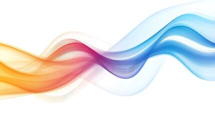 Obraz premium Colorful Abstract Wave Flow. (3)