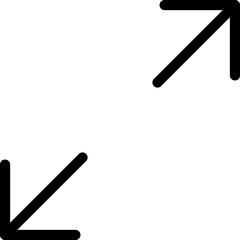 Full screen icon. Full screen and exit full screen icon. Scalability arrow mark icons in flat style for web, UI or mobile app.