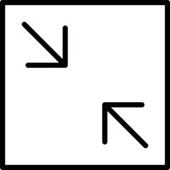 Full screen icon. Full screen and exit full screen icon. Scalability arrow mark icons in flat style for web, UI or mobile app.