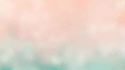 Soft pastel gradient textured background with subtle blends of mint green and light pink. Generative AI