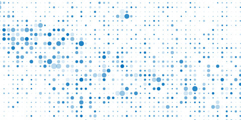 blue vector layout with circle shapes. Blurred decorative design in abstract style with bubbles.