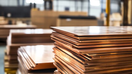 Beryllium copper plates clean and polished