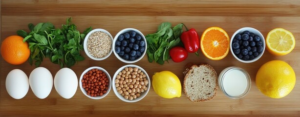 Colorful Variety of Nutritious Foods