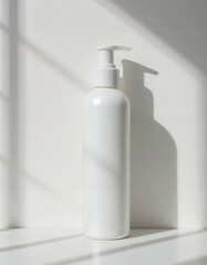 white plastic bottle