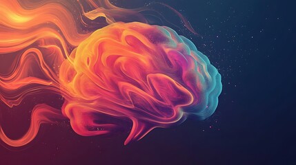 Fototapeta premium Neuron. Human Organs Anatomy - Line Icon. Vector Stock Illustration