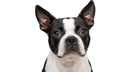 Isolated Boston Terrier