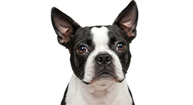 Isolated Boston Terrier