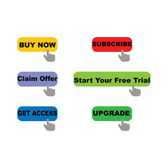 Purchase & Subscription Buttons white background.