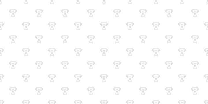Trophy Pattern background. Gold Trophies Seamless Pattern. gold medal pattern background. competition theme pattern.